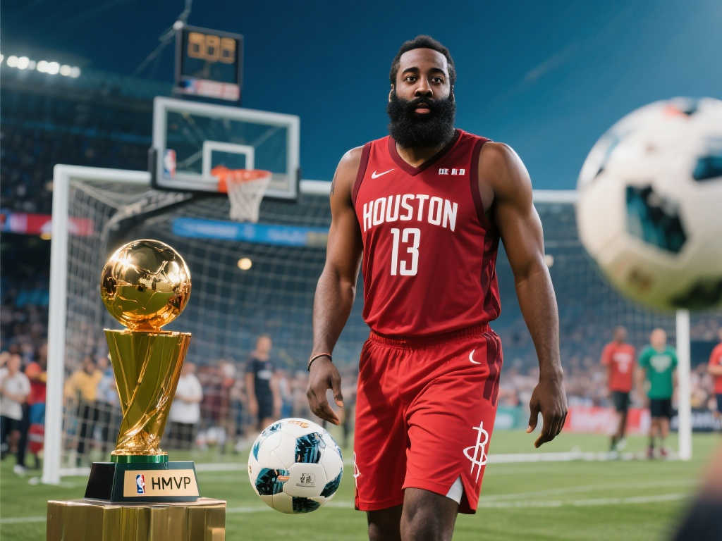 哈登超越篮球成就，推广足球文化成新使命